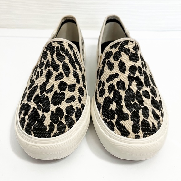 Keds Shoes Keds Softerra Leopard Print Canvas Slip On Sneakers Size